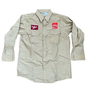 Vintage Riverside Workwear CocaCola Delivery Driver Utility Shirt